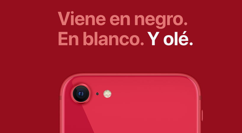 Apple usa la transcreación en los colores de su iPhone SE. Transcreación en español.